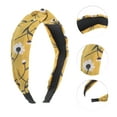thumbnail image 3 of Unique Bargains 1 Pc Fashion Little Chrysanthemum Pattern Headbands for Women Yellow, 3 of 6