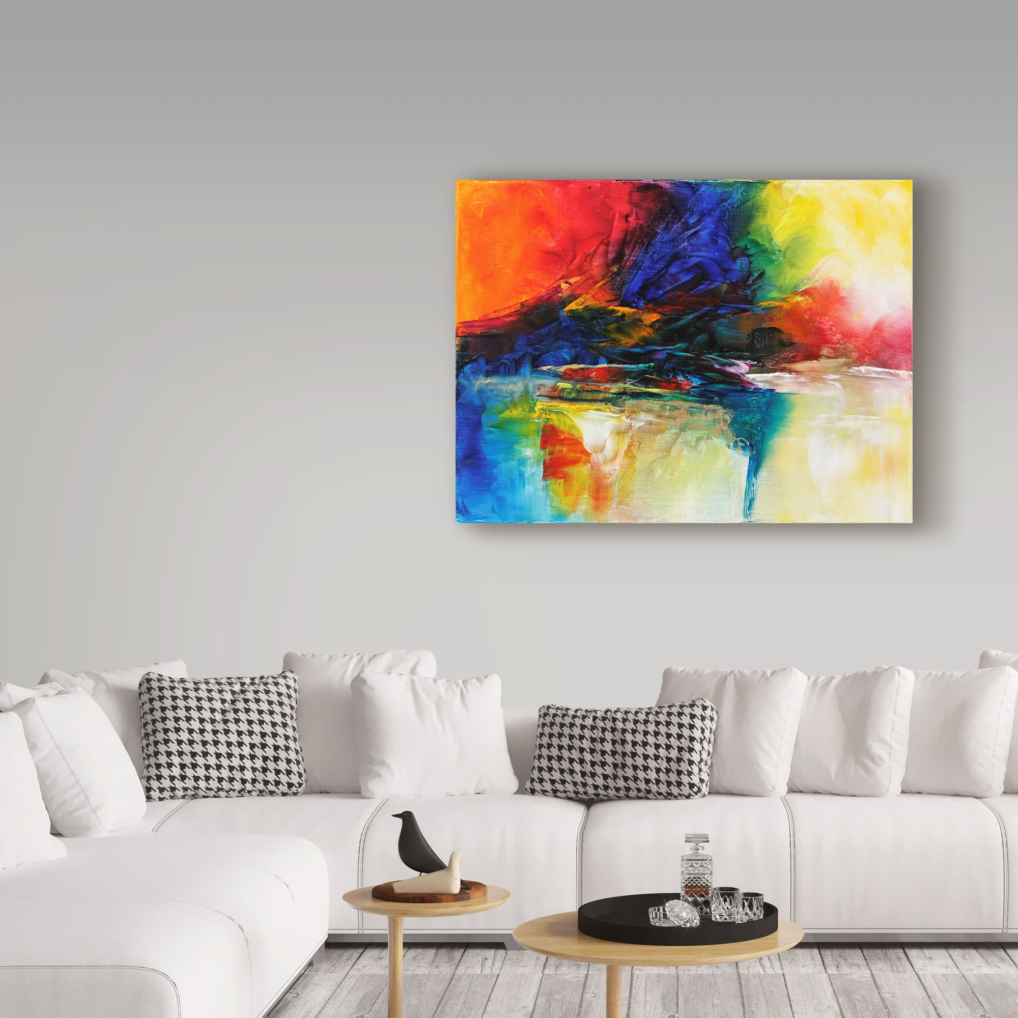 Trademark Fine Art 'By The Stream' Canvas Art by Aleta Pippin