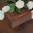 thumbnail image 4 of Wooden Box with Hinged Lid - EXISTING Wood Storage Box with Lid - Wooden Memory Keepsake Box - Decorative boxes with lids - Large Walnut Wood Chest Stash Boxes - 9.37x6.65x3.86 Inches, 4 of 7
