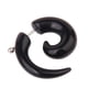thumbnail image 2 of 1pc FALSO 8MM NEGRO ESTIRADOR DE OÍDO/ ENCHUFE ESPIRAL DE ESTIRAMIENTO PIERCE, 2 of 7