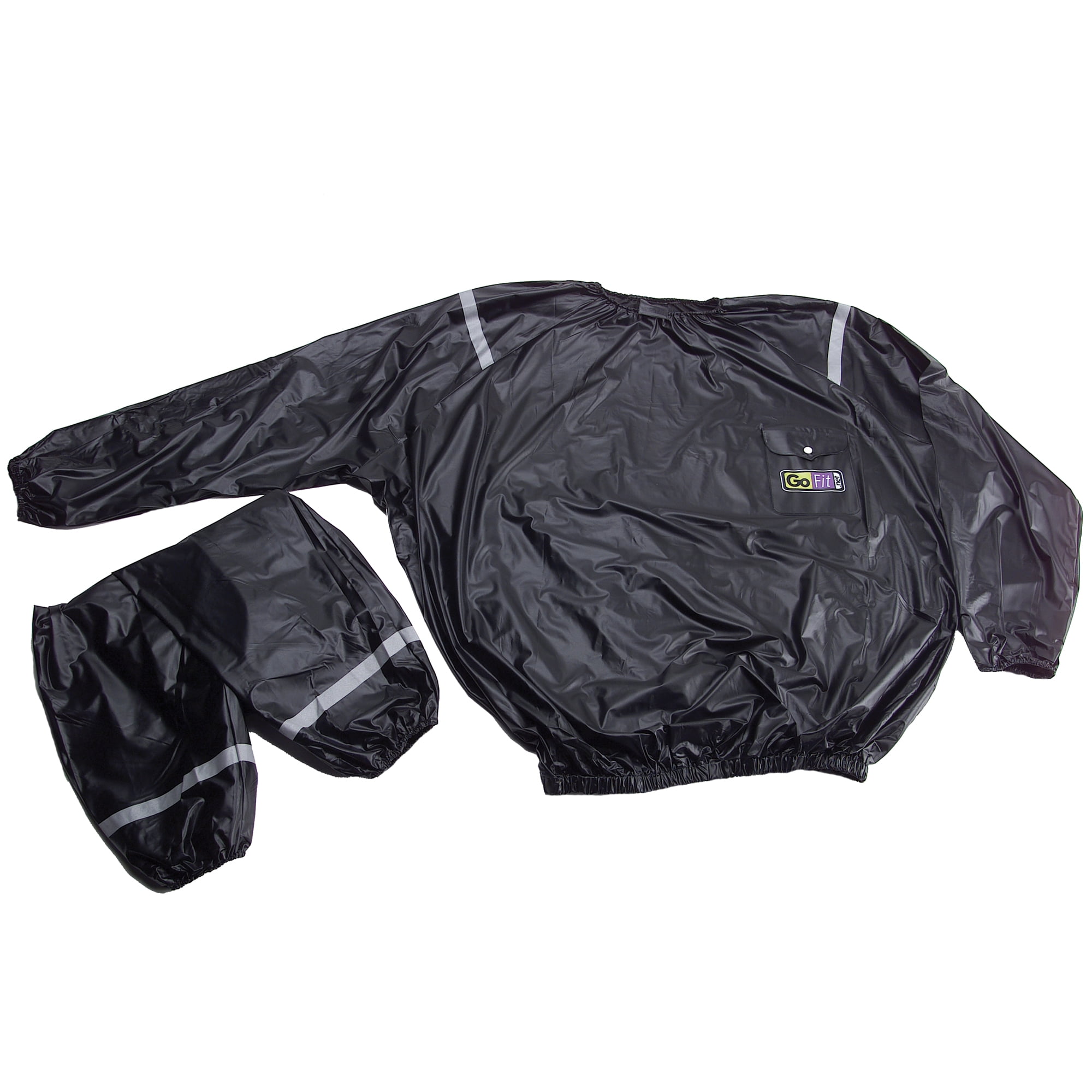 Hayabusa Pro Boxing Hooded Sauna Suit - Nylon PVC Coated Jacket & Pants Set For Men & Women