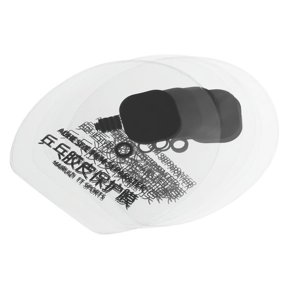 Uxcell Ping Pong Table Tennis Racket Rubber Adhesive Protection Film, Clear Grey 20 Pack