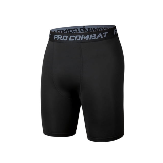 Pantalones de compresión para hombre, mallas frescas y secas, capa base deportiva, mallas para correr, pantalones cortos activos de entrenamiento atlético