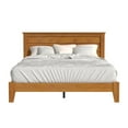 thumbnail image 4 of GALANO Tiena Queen Platform Bed with Headboard – Amber Walnut, 4 of 7