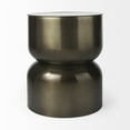 thumbnail image 2 of Catriona 17L x 17W x 20H Gold Metal Accent Hourglass Table, 2 of 9