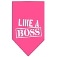thumbnail image 3 of Pet and Dog Bandana Screen Printed, "Like A Boss", 3 of 10