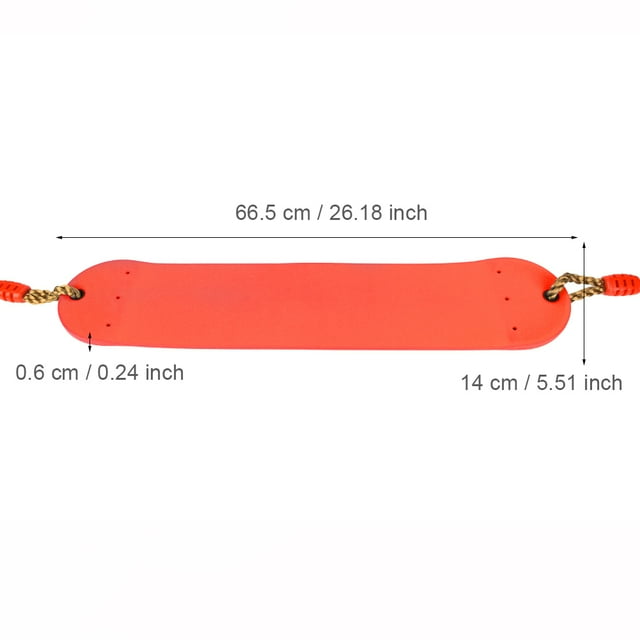 Swing , 26.18x5.51x0.24inch Adjustable EVA Soft Board Swing Rope Swing with Rope for Children and Teenagers