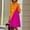 Orange, variant on Aobny Black Ladies Spring Dresses Elegant Office Shirt Dress Color Block Long Sleeve Collared Casual Dresses