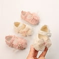 thumbnail image 6 of Baby Sweetie Baby Girls Mary Jane Bow Flats Shoes Petal Walker Crib Shoes Princess Wedding Dress Shoes, 6 of 6