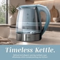 thumbnail image 6 of COOK WITH COLOR Electric Kettle, 1200W 1.8L Glass Water Boiler, Blue Slate, 6 of 7