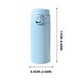 thumbnail image 4 of Floleo Vacuum Insulated Water Bottle Stainless Steel Leak Proof Flip Cap Travel Mug Coffee Tea Cup Outdoor Sports Camping 320M, 4 of 7