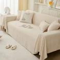 thumbnail image 4 of Toalla de sofá de color sólido simple, funda de sofá de una pieza de cobertura total, alfombrilla universal antideslizante a prueba de polvo para silla, decoración del hogar, 4 of 5