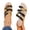 Black, variant on Women Sequined Hollow Out Wedge Slides Sandals Linen Footbed Non Slip Thick Sole Plus Size Summer Ladies Dressy Sandals,Silver
