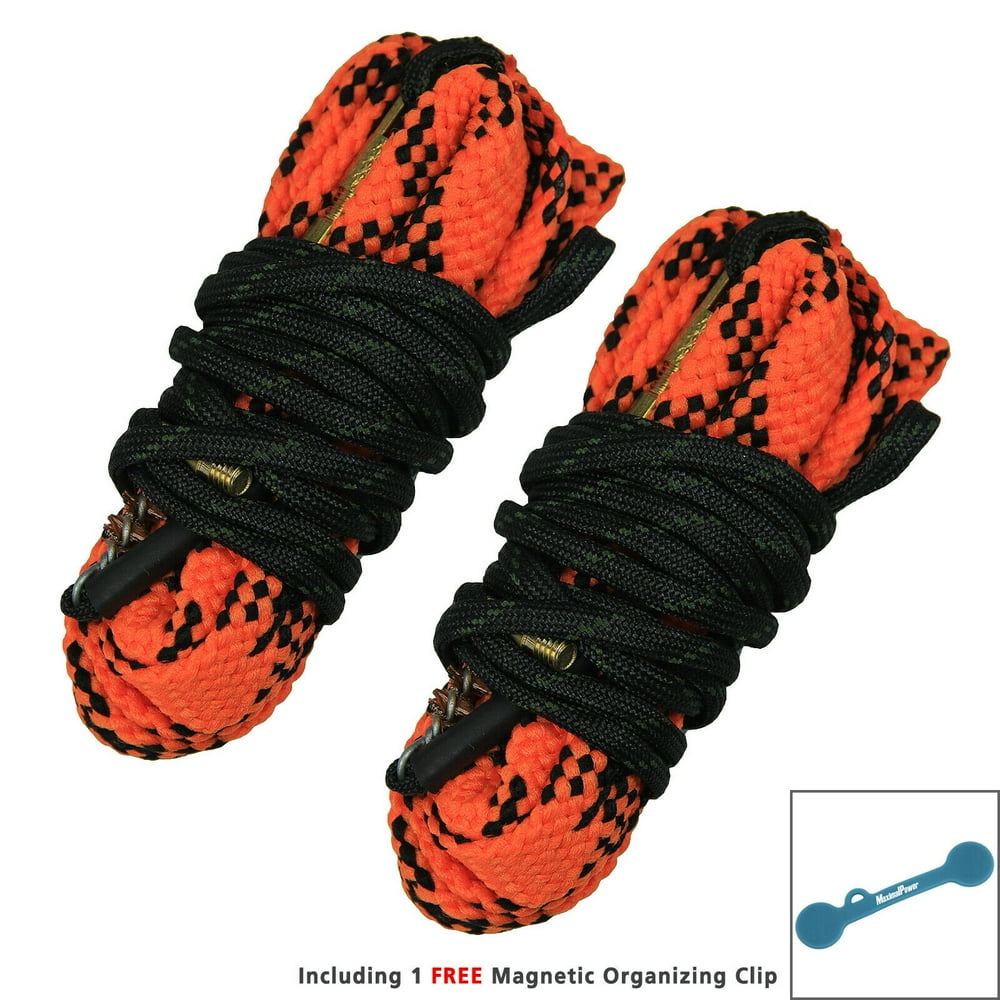MaximalPower .22Cal Circular Bore SnakeRope Clean Kit (2 Pack, Rope