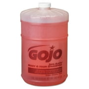 GOJO Spa Bath Body & Hair Shampoo Herbal Scent Rose Color Gallon 4/Carton 9155