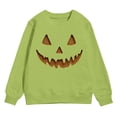 thumbnail image 4 of Staki Fall Toddler Girl Clothes Toddler Cotton Sweatshirt Girls Halloween Pullover Long Sleeve Tops Fall Winter Clothes(Green,5Y), 4 of 4
