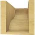 thumbnail image 4 of 6"W x 12"D x 6"H Wide Garner Rough Cedar Woodgrain TimberThane Corbel, Primed Tan, 4 of 6