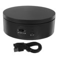 thumbnail image 4 of Tineasur 1Set Outdoor Indoor Electric Rotating Display Stand Black Plastic Jewelry Display Base, 4 of 8