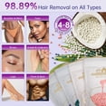 thumbnail image 5 of Lifestance Waxing Kit for Women & Men, L3 Amethyst Digital Wax Warmer 14.1oz Hard Wax Beads & Oil Spray for Brazilian, Bikini, Face Body Hair Removal, 5 of 7