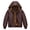 Wine Red, variant on Heting Boys Faux Leather Motorcycle Jacket with Removable Hood Warm Fleece Lining Windproof PU Bomber Coat for Fall Winter Black 10-12