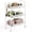 White, variant on Yeabett 3-Tier Slim Metal Rolling Storage Cart,Mobile Shelving Organizer Utility with Wheels & 4 Side Hooks, Unit Slide Out Mesh Storage Cart for Kitchen Bathroom Pantry Black