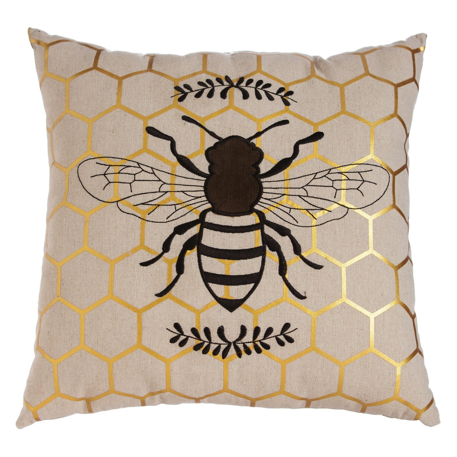 Evergreen Enterprises Natures Bounty Bee Outdoor Pillow