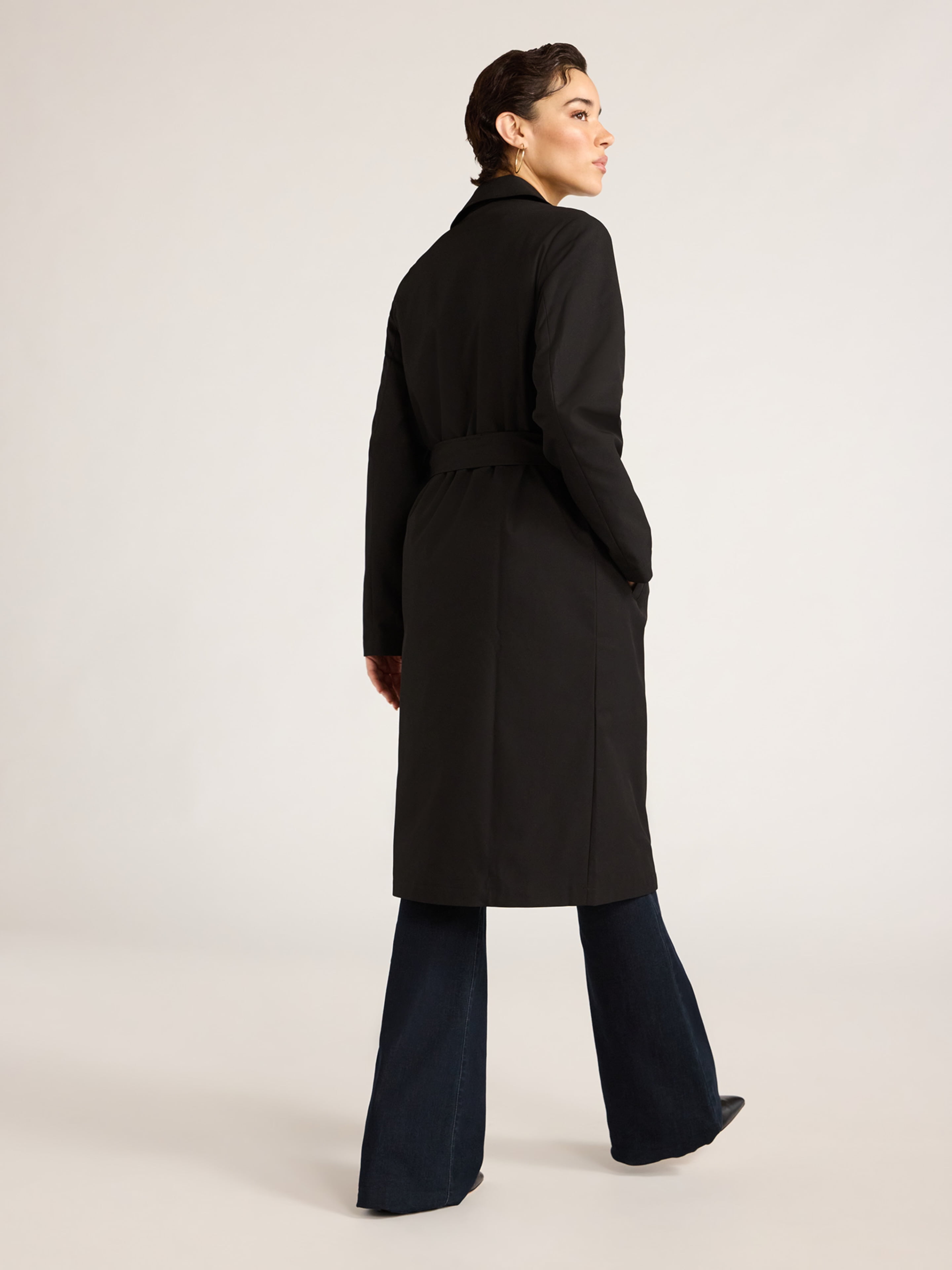 Sofia Jeans Women's and Women's Plus Size Double Breasted Trench Coat, Sizes XS-5X