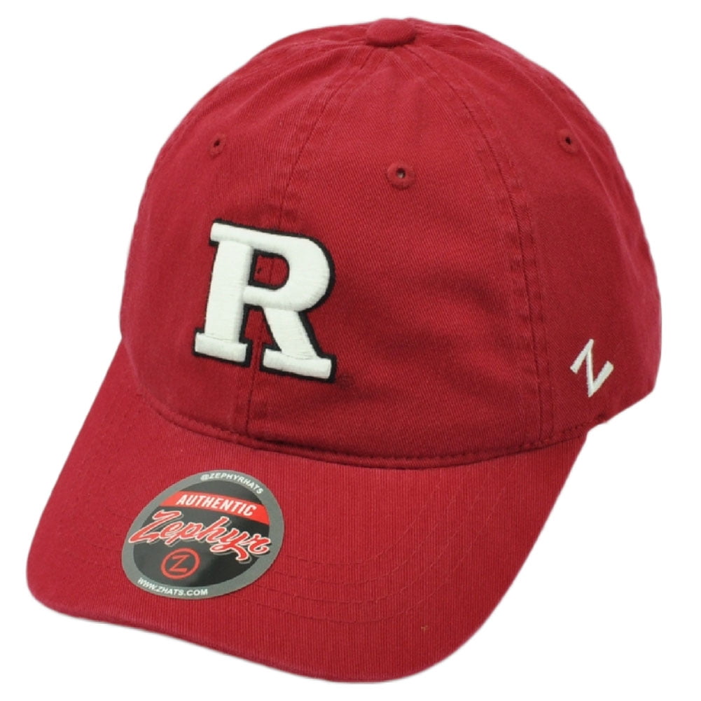 Zephyr NCAA Zephyr Rutgers Scarlet Knights Red Hat Cap Adjustable