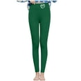 thumbnail image 1 of Women's Thickened Wool Leggings Small Printed Fleece Trousers, 1 of 9