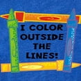 thumbnail image 2 of CafePress - FIN Color Outside Lines - Cute Infant Baby Football Bodysuit, 2 of 3