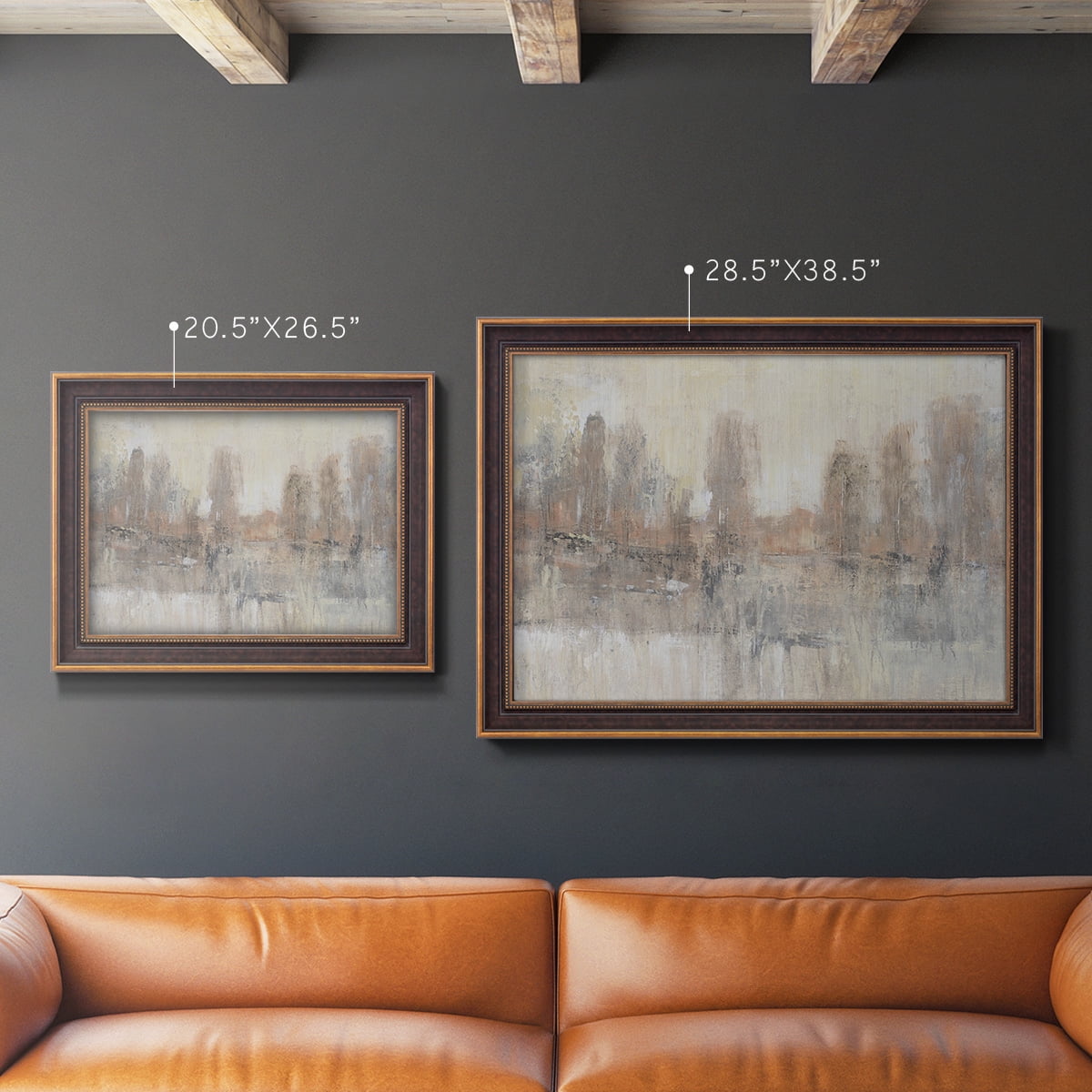 Land Parcel II Premium Framed Canvas- Ready to Hang