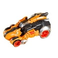 thumbnail image 3 of Coche de dinosaurio CUTICAT vehículo de juguete para niños transformación automática 2 tiranosaurio naranja, 3 of 8