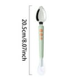 thumbnail image 3 of Lightweight Mud Silicone Puree Scrapping Spoons Scraping Practical Fruit Scraper Food Fruits 20.5cm/8 Inch Length, 3 of 5