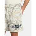 thumbnail image 4 of Chevrolet Men's and Big Men's Camo Fleece Jogger Shorts, Sizes S-3XL, 4 of 5