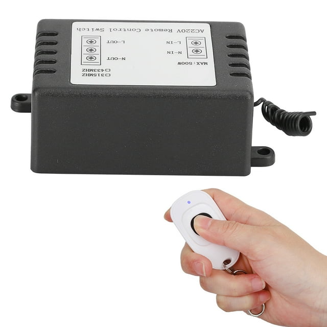 Interrupteur d'Alimentation de Commande à Distance, Interrupteur d'Alimentation Électrique Sans Fil de Commutateur de Commande Sans Fil de Plastique Construit pour Durer