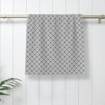 thumbnail image 5 of Fotbe Gray Plaid Pattern Premium Towels , (27.5x16in) Lightweight and Highly Absorbent Quick Drying Microfiber Towel, Perfect for Daily Use, 5 of 6