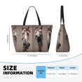 thumbnail image 4 of Balery Funny Horse Faces Expressions Beach Travel Bag - Water-Resistant, Large Capacity Lightweight Tote with 7 Pockets for Women and Men - Perfect for Beach, Pool, Gym, and Travel, 4 of 7