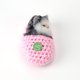 thumbnail image 4 of Gato durmiente en zapatilla muñeca zapatilla tejida gatito de piel sintética con sonido de maullidos Sywqhk libre de BPA, 4 of 9