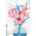 thumbnail image 2 of Isabelle Z 13x18 White Modern Wood Framed Museum Art Print Titled - Blue Vase II, 2 of 4