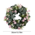 thumbnail image 3 of Wedding Wreath Welcome Sign for Front Door, Wall Hanging Decor Boho Spring Wreaths, Porch Wreath Outdoor Garden Yard Artificial Wreath, 3 of 6