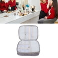 thumbnail image 4 of Neceser, Neceser Portátil De Cationes Para Cosméticos, Gris, Multifuncional, Resistente Al Agua, Con Instrucciones Para Viajar, Para Juegos De Brochas OTVIAP Cosmetic Bag, 4 of 8