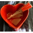 thumbnail image 4 of Vintage Harry and David Heart Shape Fondue Set for Two, 4 of 8