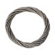 thumbnail image 5 of Guirnalda de ratán artificial de 12 pulgadas para colgar en la parte delantera. Gris, 5 of 9