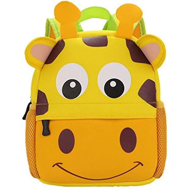 Mochila para niños, mochila escolar para niños pequeños, diseño de animales, mochila para niños de 2 a 8 años (jirafa)