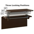 thumbnail image 3 of Bush Business Furniture Right Hand 3 Position Sit to Stand U Desk w/File Cabinet Cherry SRC123MRSU, 3 of 9