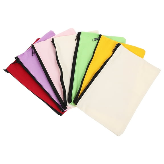 6 Pcs Change Cash Bag Storage Zipper Closure Tool Convenient Travel