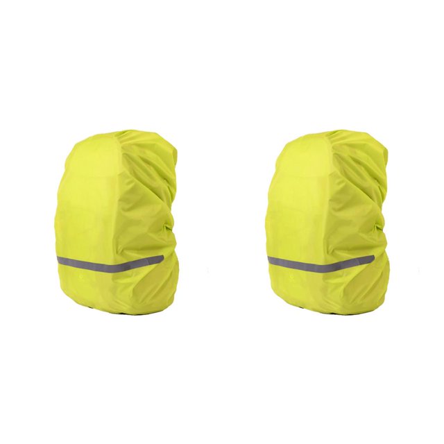 Greeniant Luz reflectante impermeable a prueba de polvo lluvia cubierta portátil ultraligero bolso de hombro proteger verde SG 2piezas
