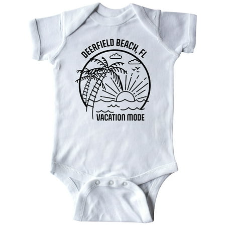 

Inktastic Summer Vacation Mode Deerfield Beach Florida Gift Baby Boy or Baby Girl Bodysuit
