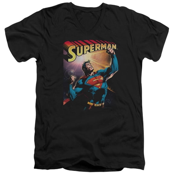 Superman - Victory - Slim Fit V Neck Shirt - XX-Large
