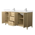 thumbnail image 3 of Wyndham Collection Wch717166d-Vca-Unsmxx Elan 66" Free Standing Double Basin Vanity Set -, 3 of 7